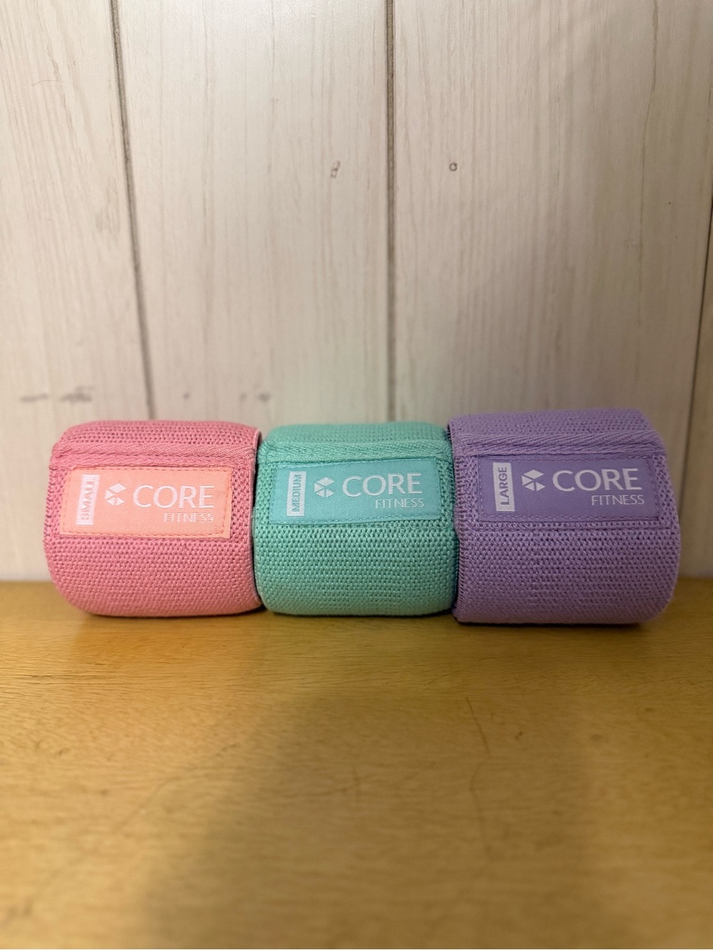 CORE Fitness Set of 3 Fabric Resistance Bands